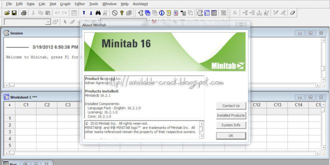 minitab 17 crack product key free download